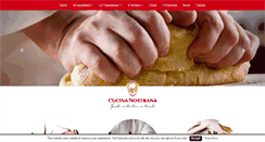 Desktop Screenshot of cucinanostrana.it